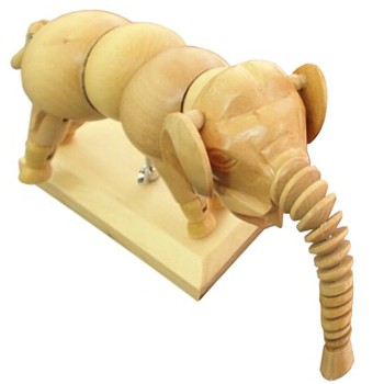 Elefante Articulado de Madeira SFM071